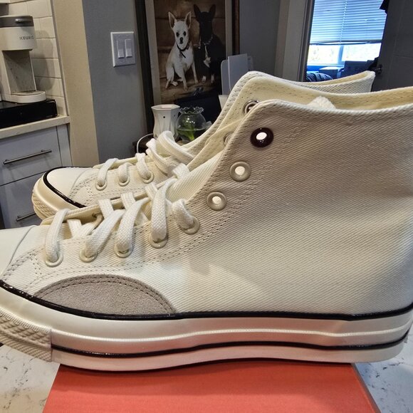 Converse Chuck 70 Mixed Materials High Egret Cherry Daze - A06548C MENS 9.5 (10) - Picture 3 of 16